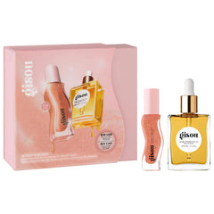 Gisou 
Glossy & Glazed Hair & Lip Oil Gift