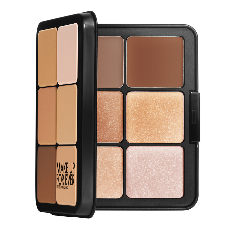 HD SKIN SCULPTING PALETTE Face sculpt palette: contour, blush & highlight